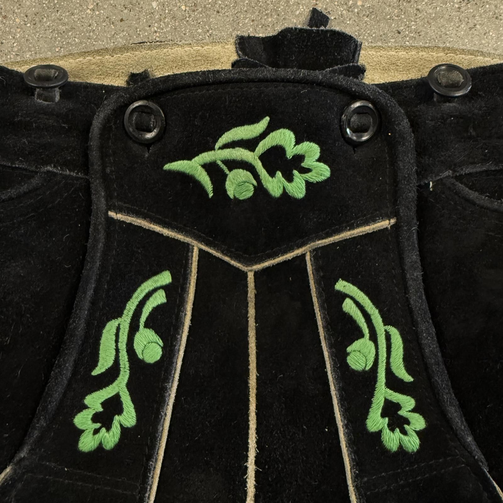 Other High Quality Bavarian Deerskin Leather Lederhosen Size ONE SIZE - 4 Thumbnail
