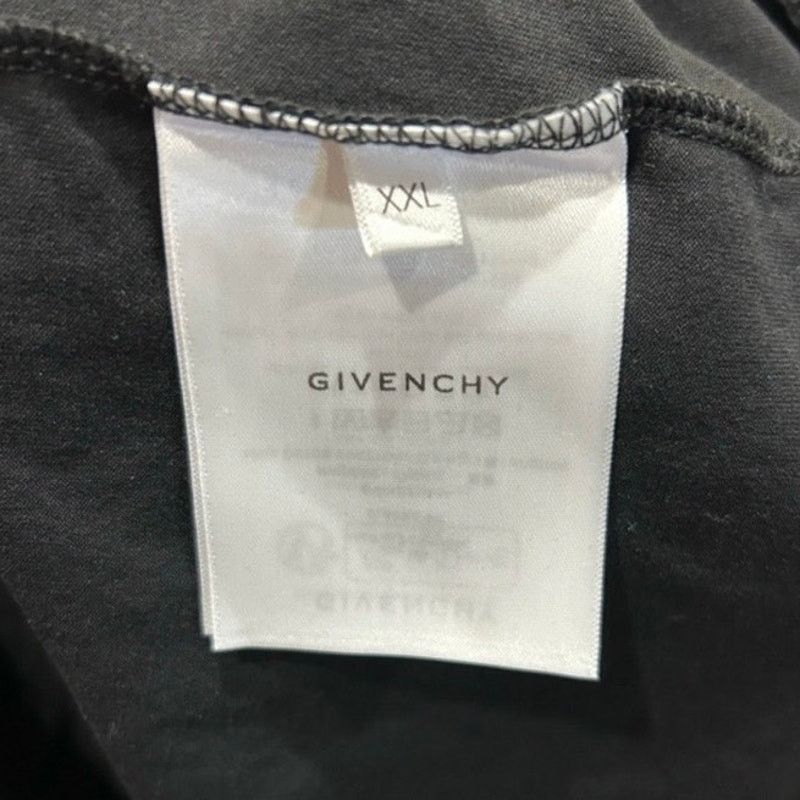 Givenchy Givenchy Black Graphic Logo T-Shirt Size US XXL / EU 58 / 5 - 6 Thumbnail