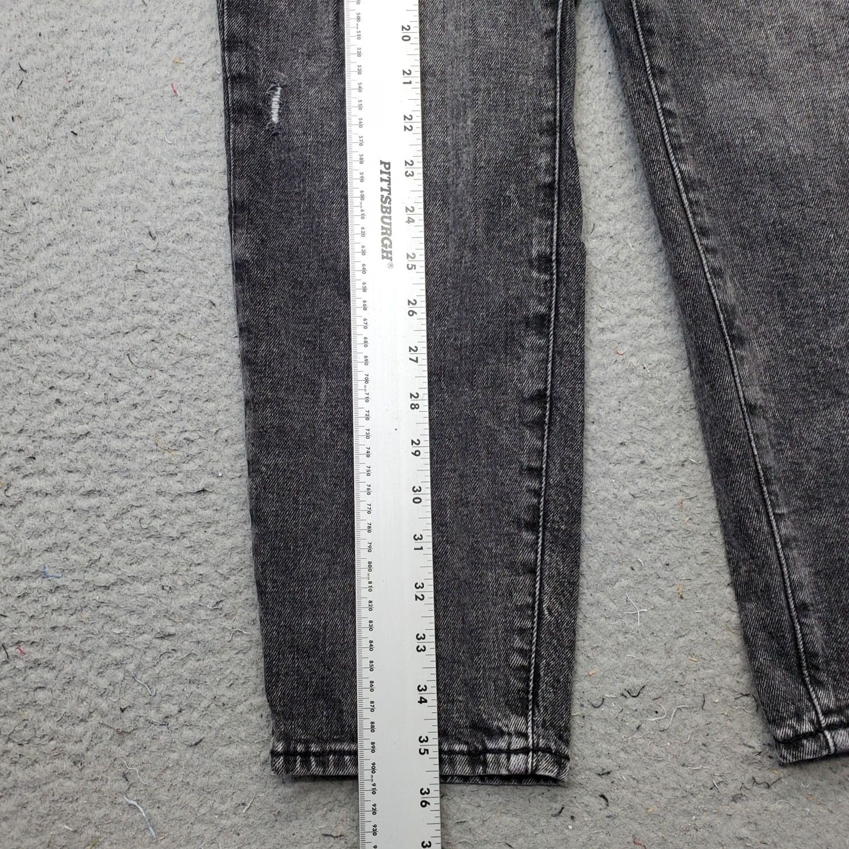 Old Navy Old Navy Jeans Womens 10 Black Denim Secret Slim Pockets High Rise OG Straight Jeans Womens 10 Black Denim Slim Straight Size 32" / US 10 / IT 46 - 3 Thumbnail