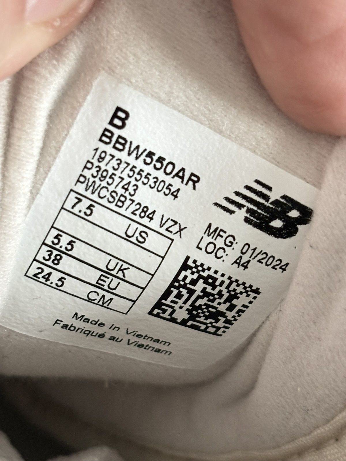 New Balance Sneakers New Balance 550 BBW550AR women's shoes size 38 Size US 8 / IT 38 - 6 Thumbnail