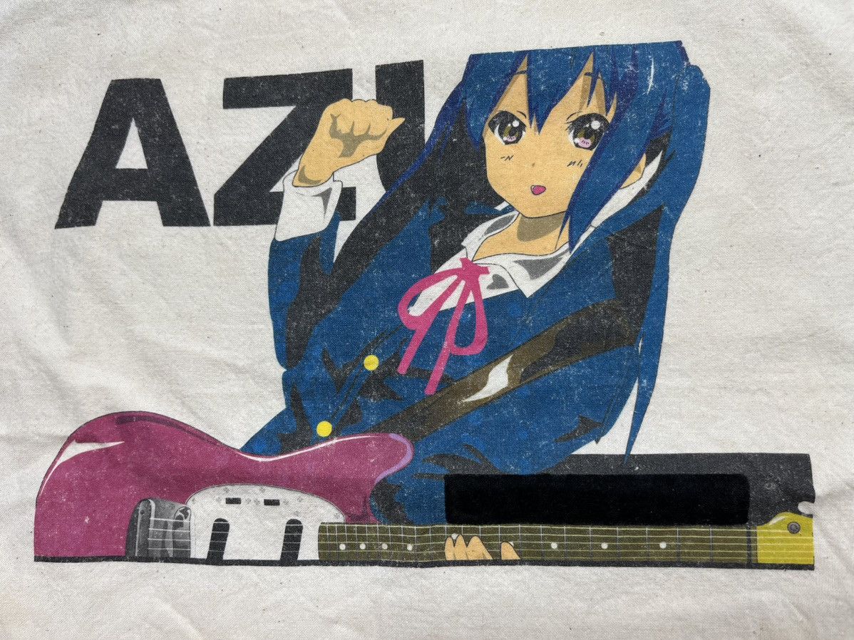 Anime × Cartoon Network × Japanese Brand Azusa Nakano K-ON! Anime Totebag Size ONE SIZE - 2 Thumbnail