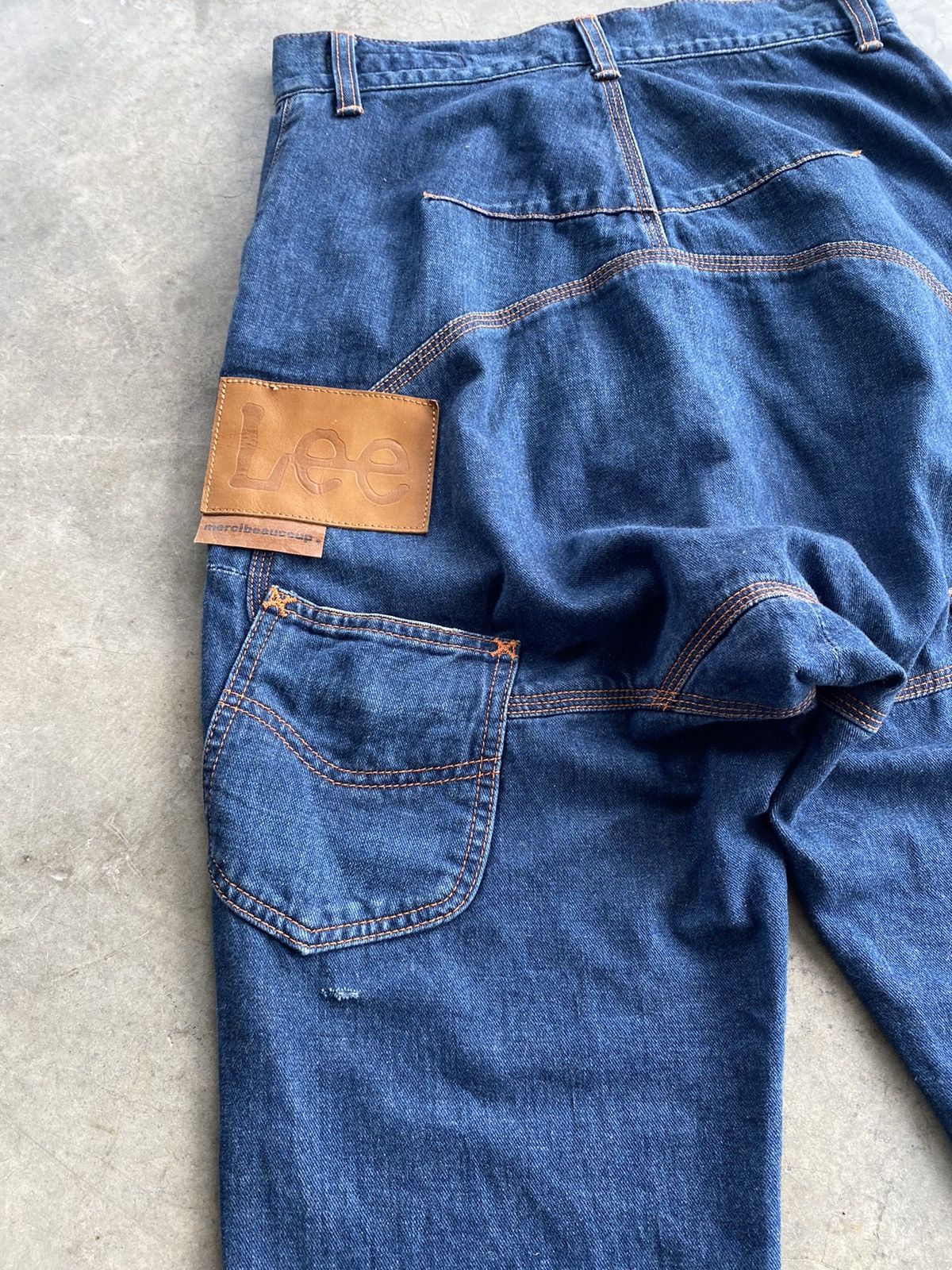 Issey Miyake × Lee × mercibeaucoup Lee x Issey Miyake Mercibeaucop High Rise Blue Jeans @122 Size US 30 / EU 46 - 2 Thumbnail