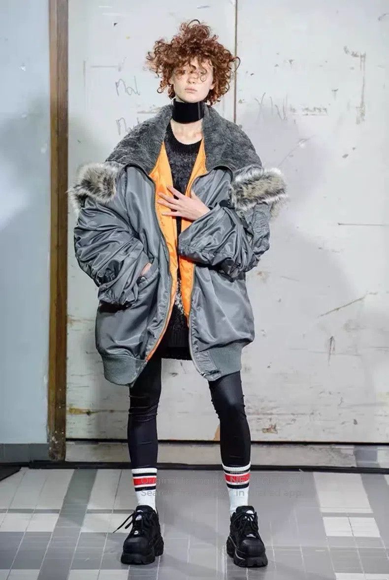 Junya Watanabe Junya Watanabe Puff sleeve fur collar jacket Size S / US 4 / IT 40 - 3 Thumbnail