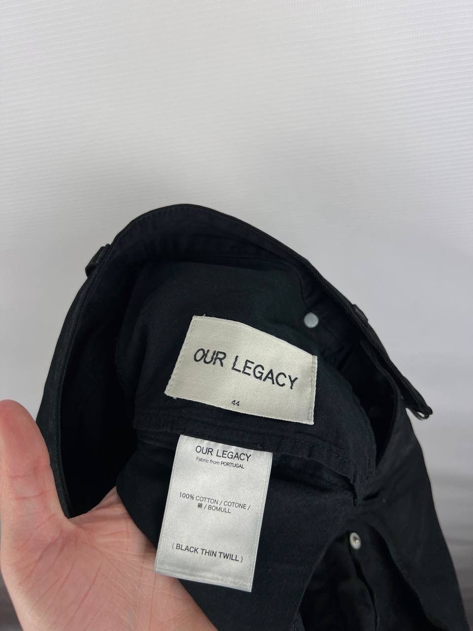 Our Legacy Our Legacy black thin twill pant size 30 Size US 30 / EU 46 - 3 Thumbnail