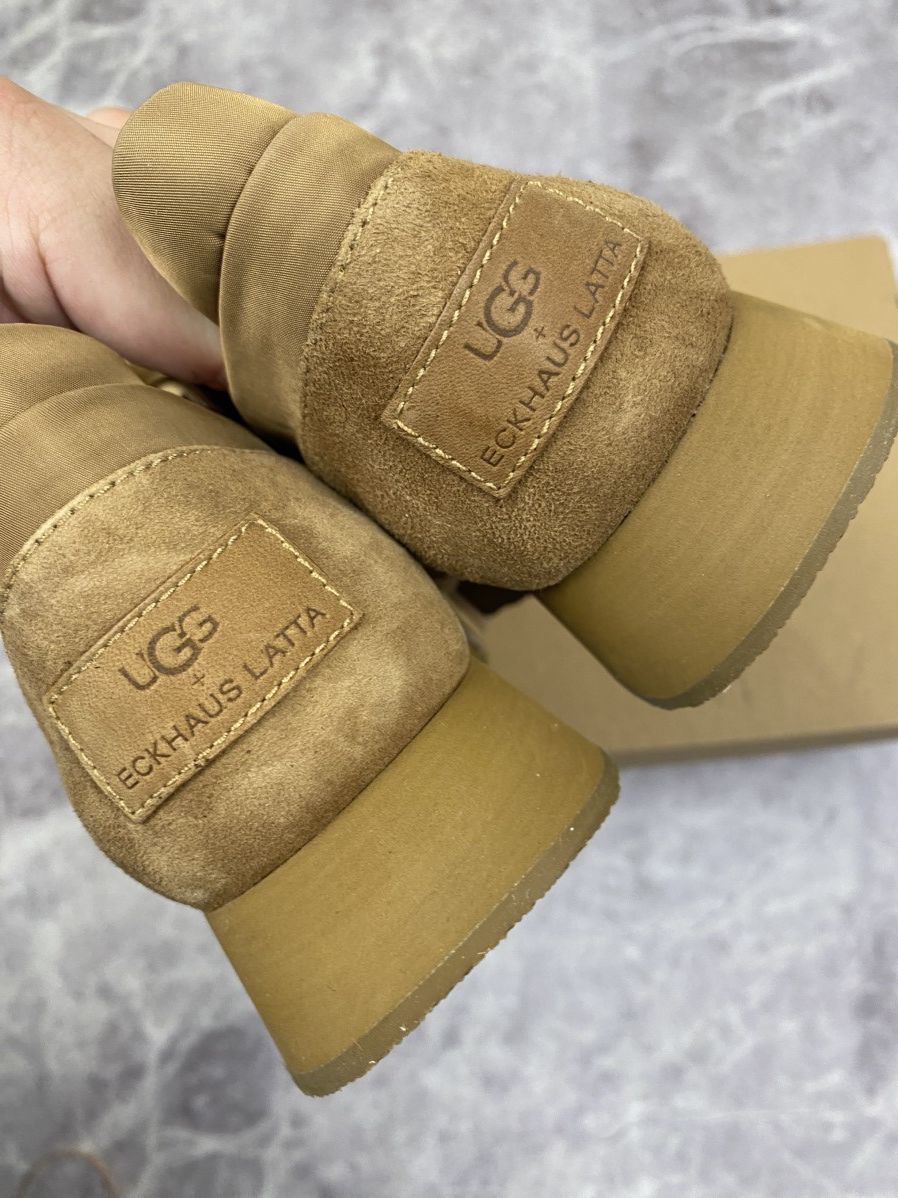 Eckhaus Latta Ugg X Eghaus Latta Square Toe Leather Low Top Sneakers 38 Size US 8 / IT 38 - 8 Thumbnail