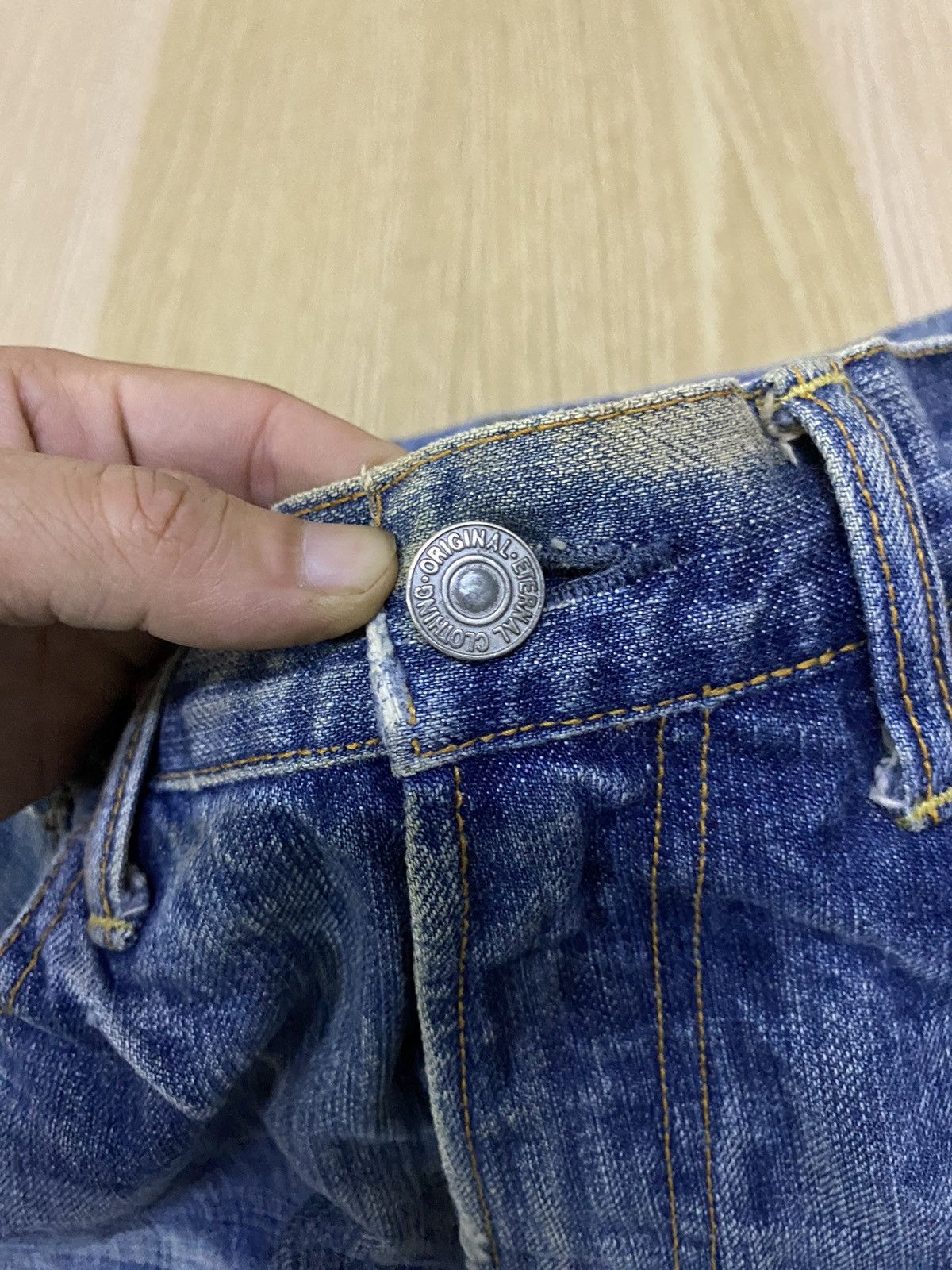 Eternal × Japanese Brand Eternal Japan distressed denime Size US 34 / EU 50 - 7 Thumbnail