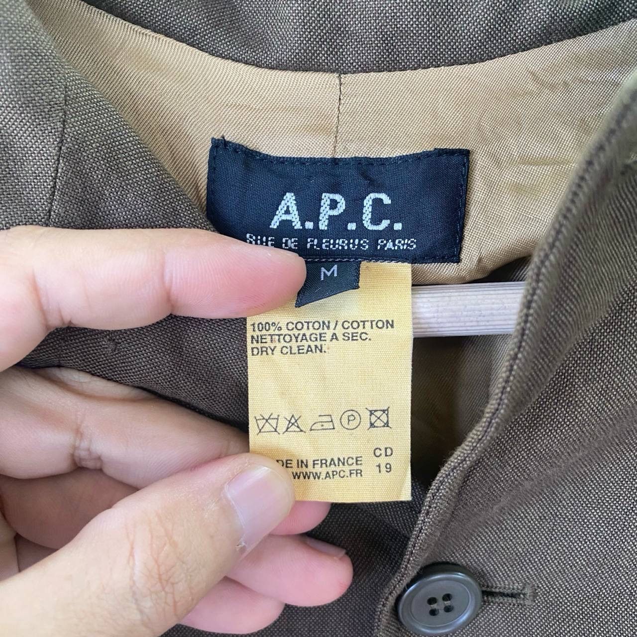A.P.C. Vintage APC Single Pocket Coat Jacket Size M / US 6-8 / IT 42-44 - 6 Thumbnail