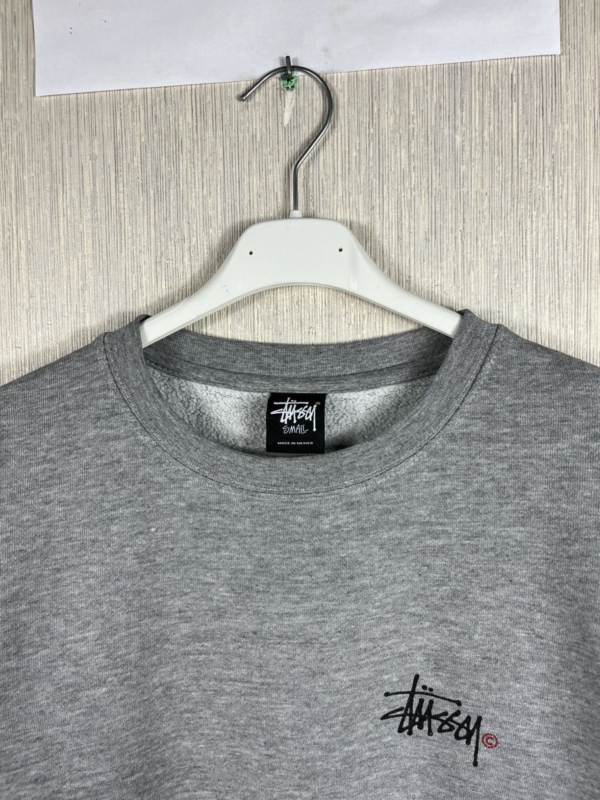 Stussy × Vintage Vintage Stussy 90s sweatshirt basic crewneck copyright retro Size US S / EU 44-46 / 1 - 9 Thumbnail