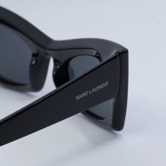 Saint Laurent Paris 🕶️ New Saint Laurent SL702 001 Sunglasses - Black Frame Size ONE SIZE - 4 Thumbnail