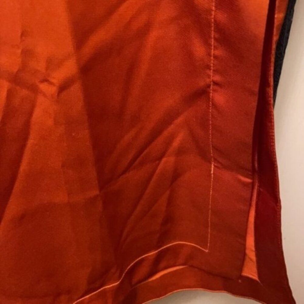 TWINSET Twinset Satin Jersey Dress with wide sleeves orange L Size L / US 10 / IT 46 - 7 Thumbnail