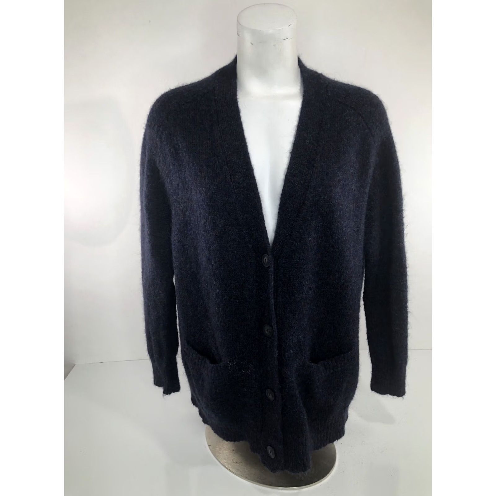 Ralph Lauren Ralph Lauren / Denim & Supply / Cardigan / Women / XL / Blue / Mohair / Italian Yarn / Sweater Size XL / US 12-14 / IT 48-50 - 2 Thumbnail