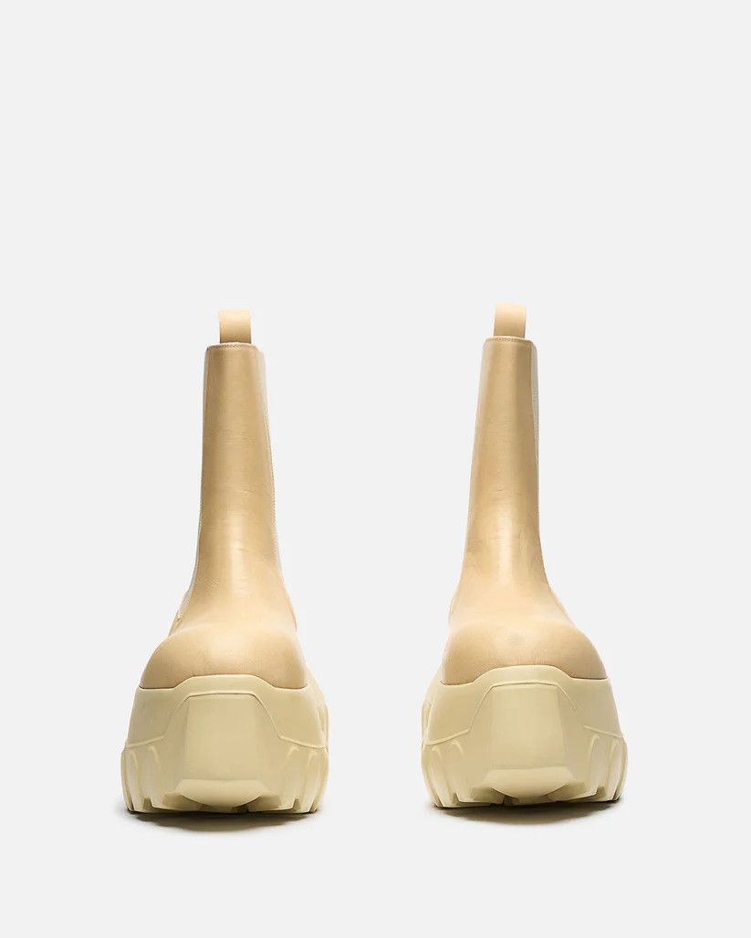 Rick Owens o1s1v1r1oon0825 Beatle Mega Tractor in Beige/Parchment Size US 12 / EU 45 - 4 Thumbnail