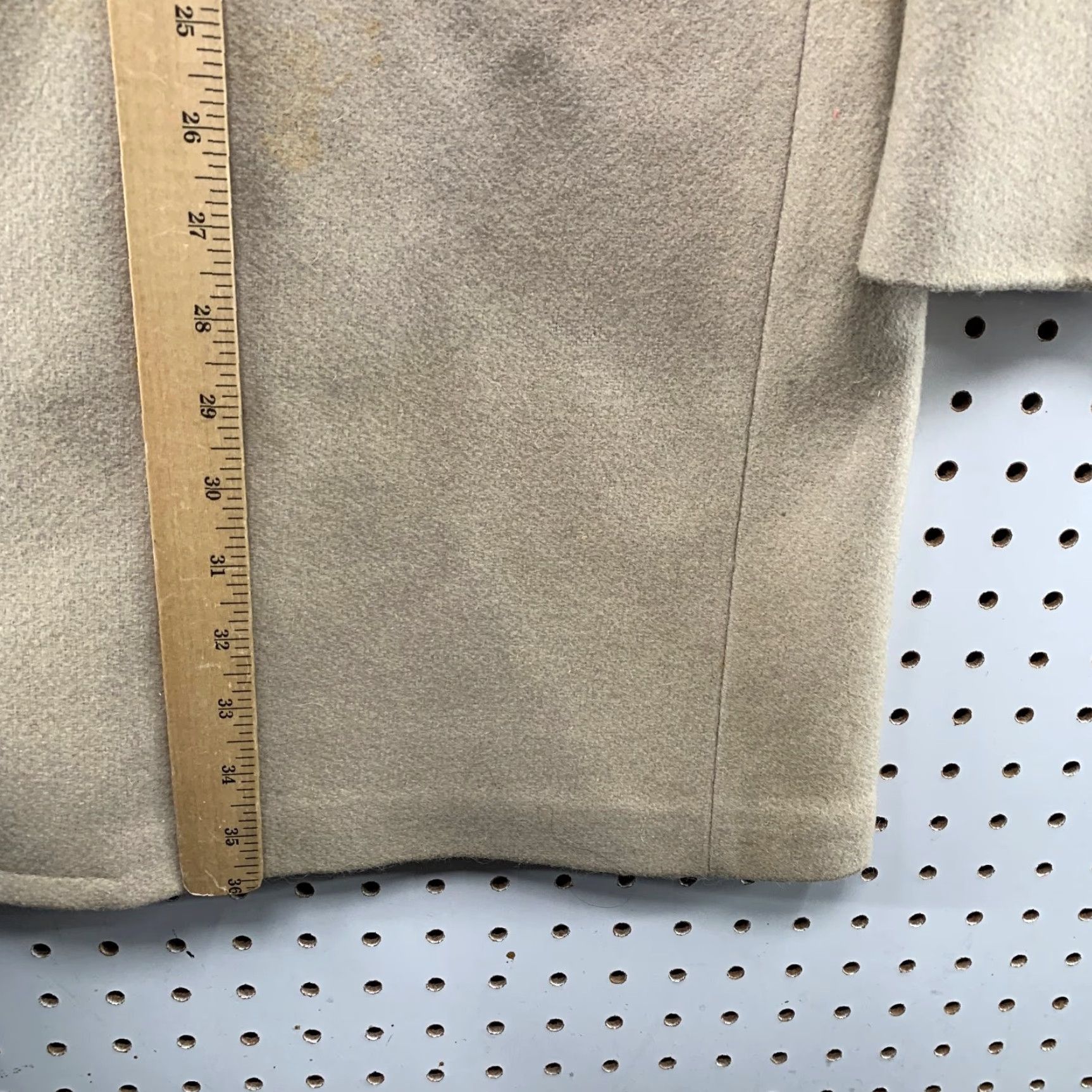 Doublet Vintage Stratojac Wool Double Breasted Coat Mens 36 Beige Military Pea Coat Size US XXS / EU 40 - 7 Thumbnail