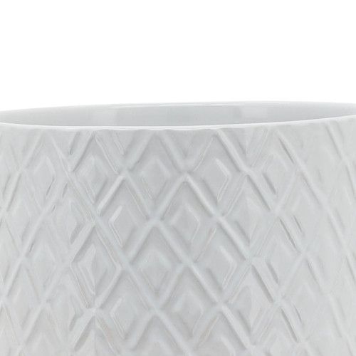 Designer × Homemade 8" DIAMOND PLANTER W/ STAND, WHITE Size US L / EU 52-54 / 3 - 7 Thumbnail