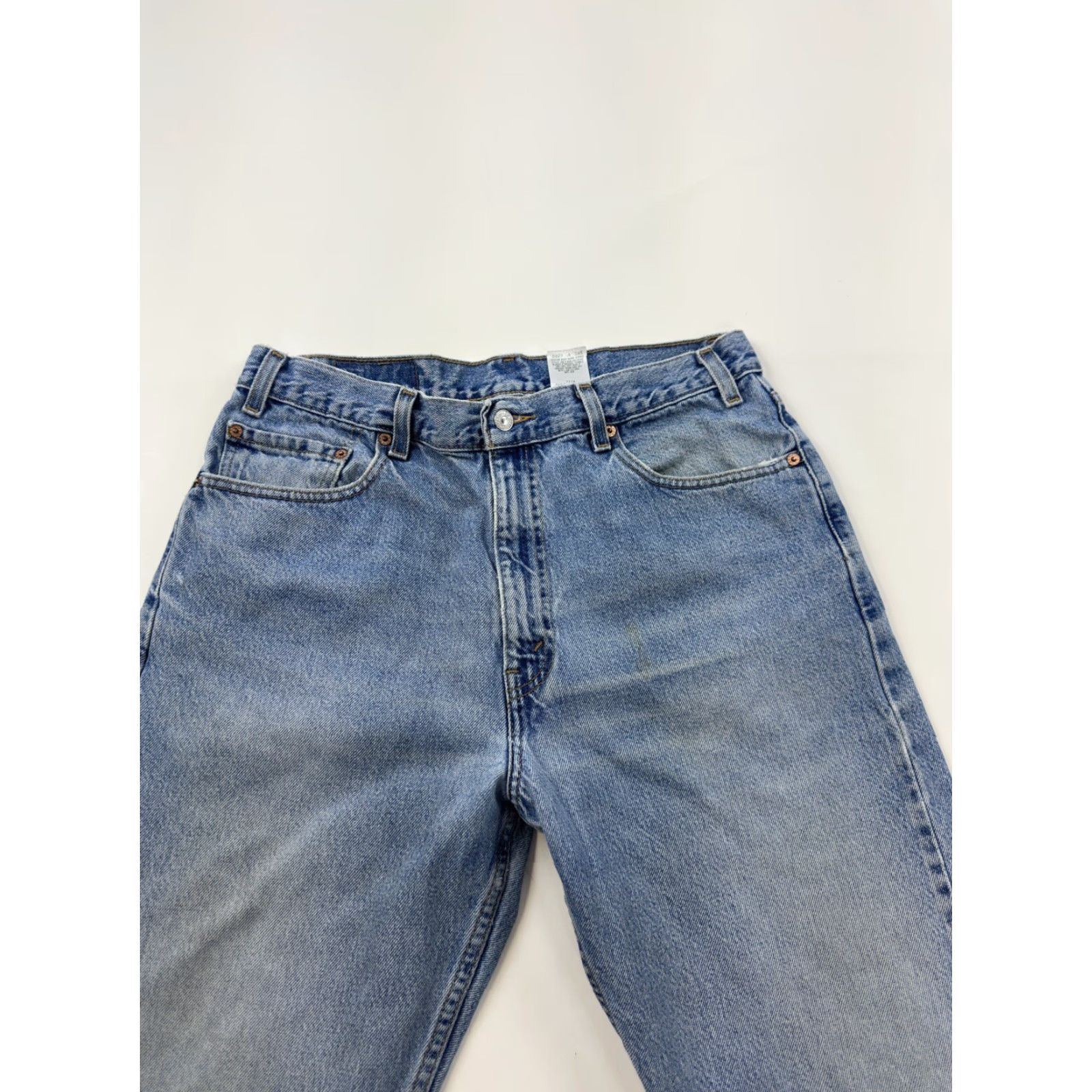 Levi's VINTAGE Levi’s 505 Jeans Mens 32x31 Blue Tagged 36x32 Slim Straight Faded Comfort Men Jeans Size US 32 / EU 48 - 4 Thumbnail