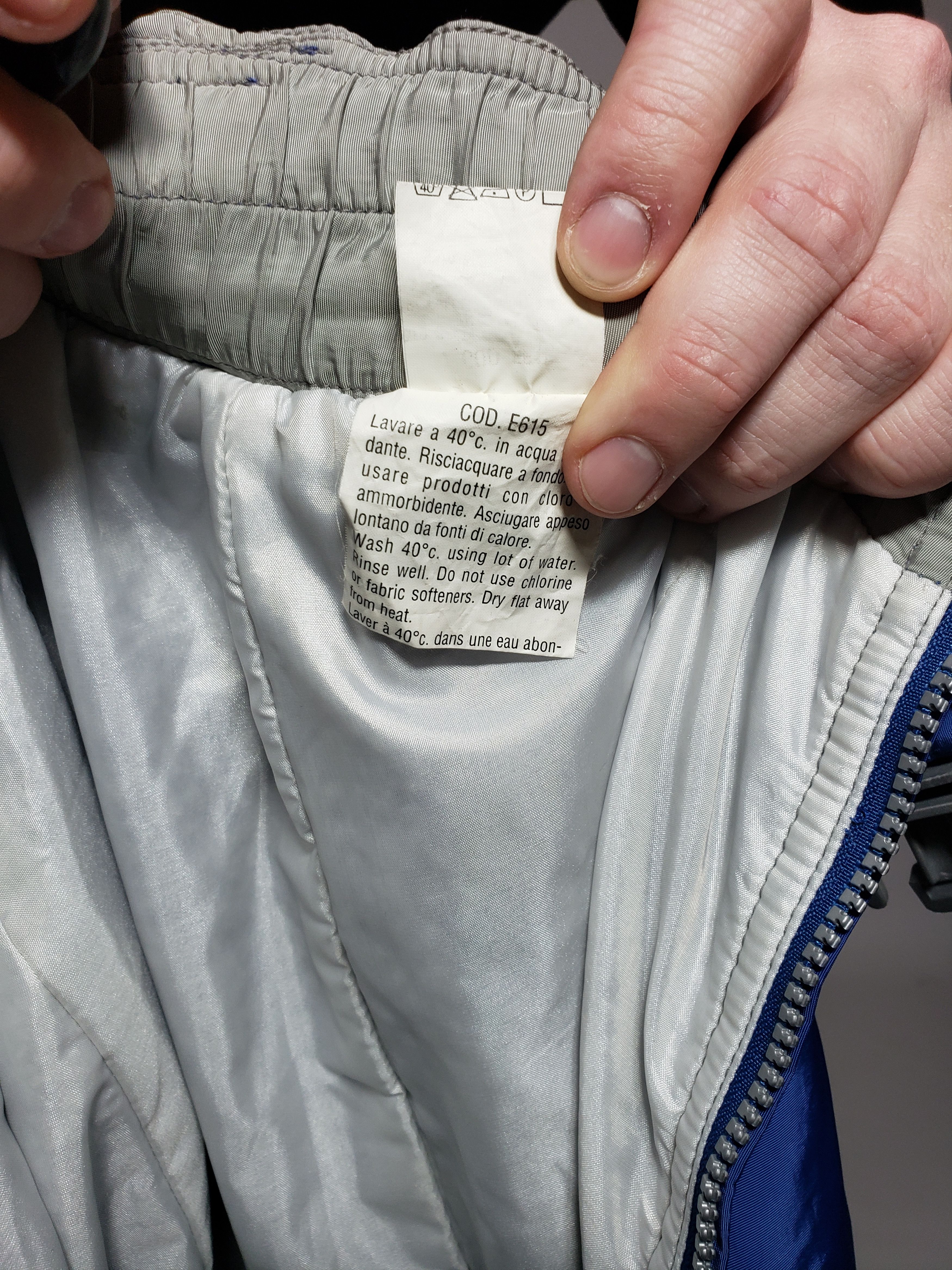 Ellesse Ellesse Vintage SKI Pants WARM Blue with belt like Nylon Size 26" / US 2 / IT 38 - 5 Thumbnail