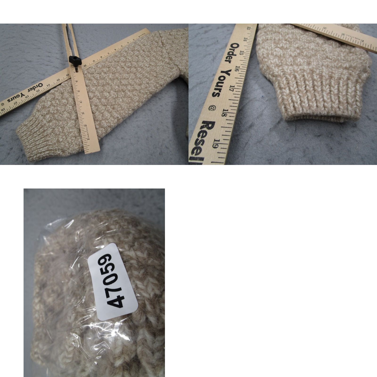 Vintage VINTAGE Gaala Paris Sweater Women 36 Beige Wool Turtleneck Pullover Chunky Long Sleeve - Bohemian Classic 90s Womens? Size XS / US 0-2 / IT 36-38 - 8 Thumbnail