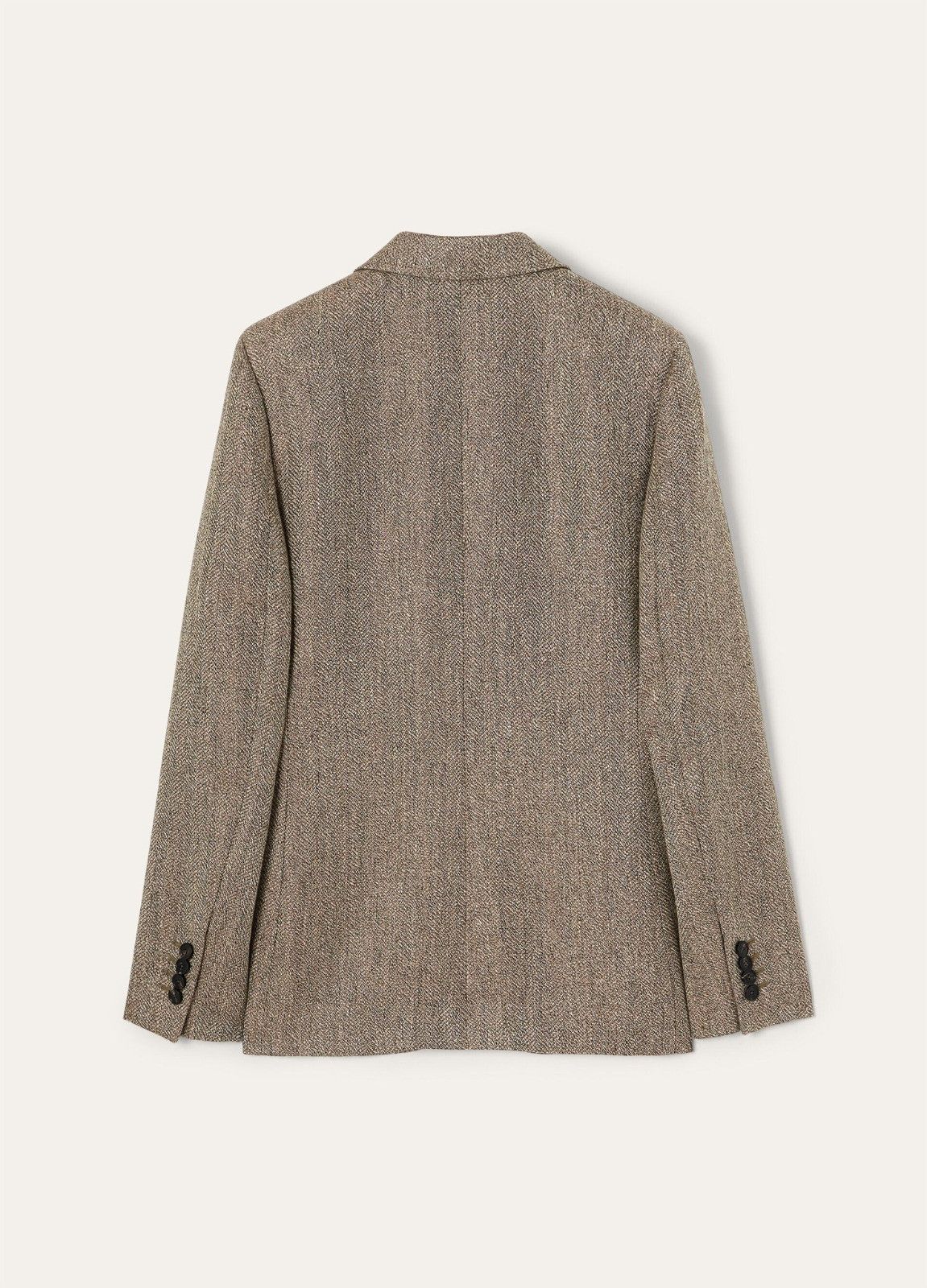 Loro Piana o1srvl11e0526 FAP2796 Eleanor Blazer in Brown/Tan Size L / US 10 / IT 46 - 9 Thumbnail