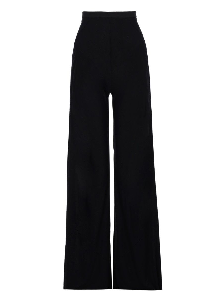 Rick Owens Lilies RICK OWENS LILIES PANTS "BIAS" - BLACK (IT 38) Size 38" / US 16 / IT 52 - 1 Thumbnail