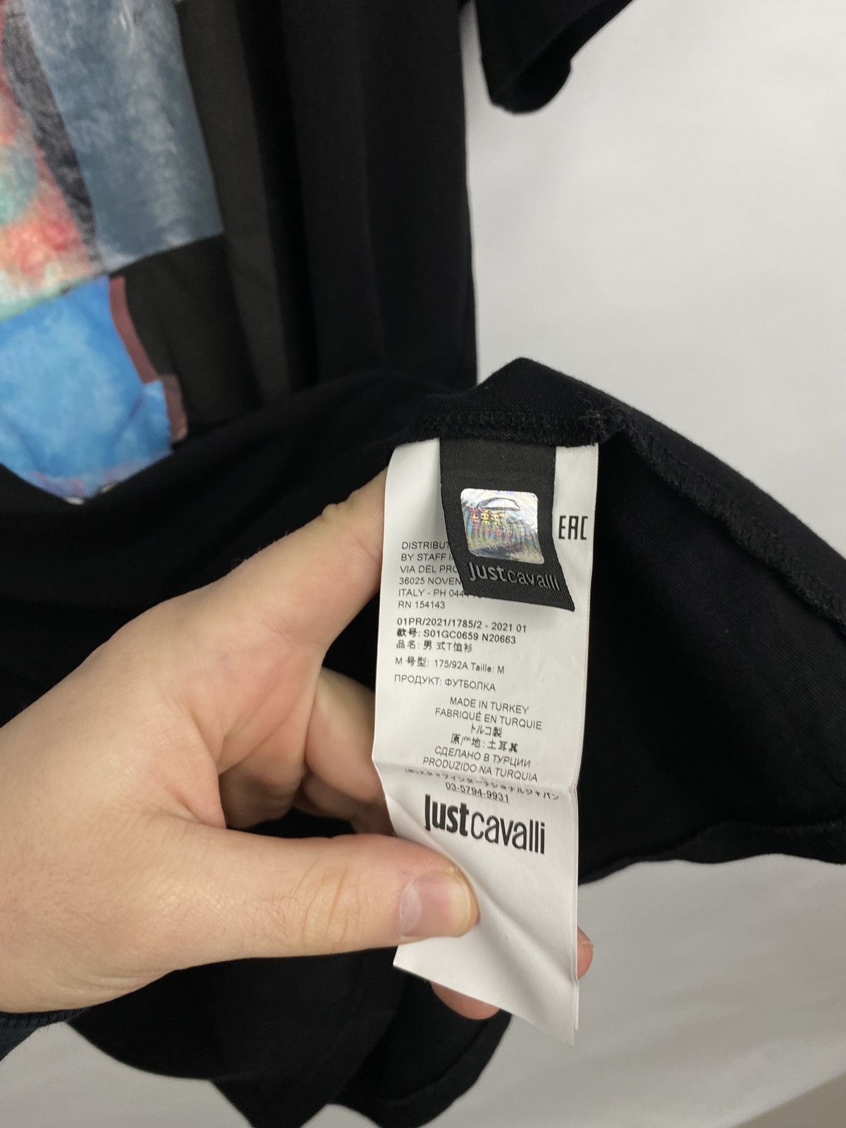 Just Cavalli × Roberto Cavalli Roberto Just Cavalli 3d Print T-Shirt Rare Retro Hype Y2K Size US M / EU 48-50 / 2 - 6 Thumbnail