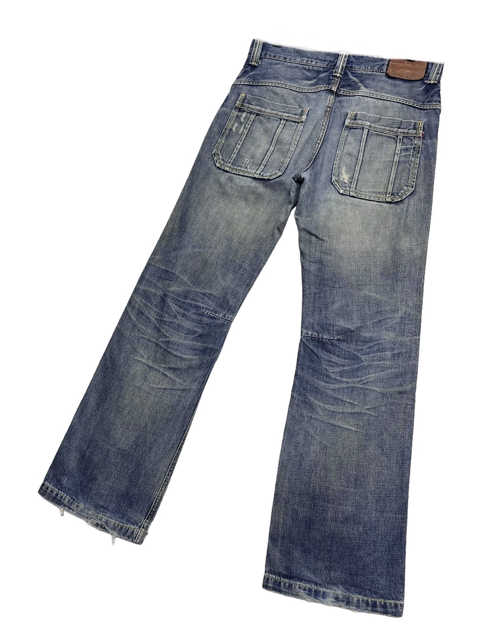 Report Collection 🔥FLASH REPORT Vintage Fatigues Denim Mudwash Bush Pants Size US 31 - 7 Thumbnail