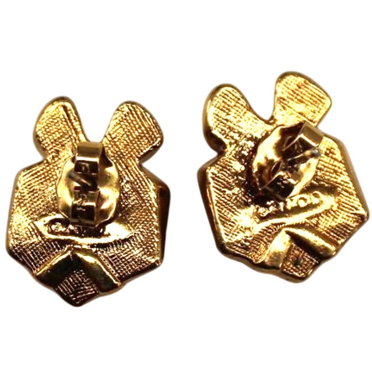 Other Little Avon Earrings Gold Tone White Rhinestone Size ONE SIZE - 2 Thumbnail