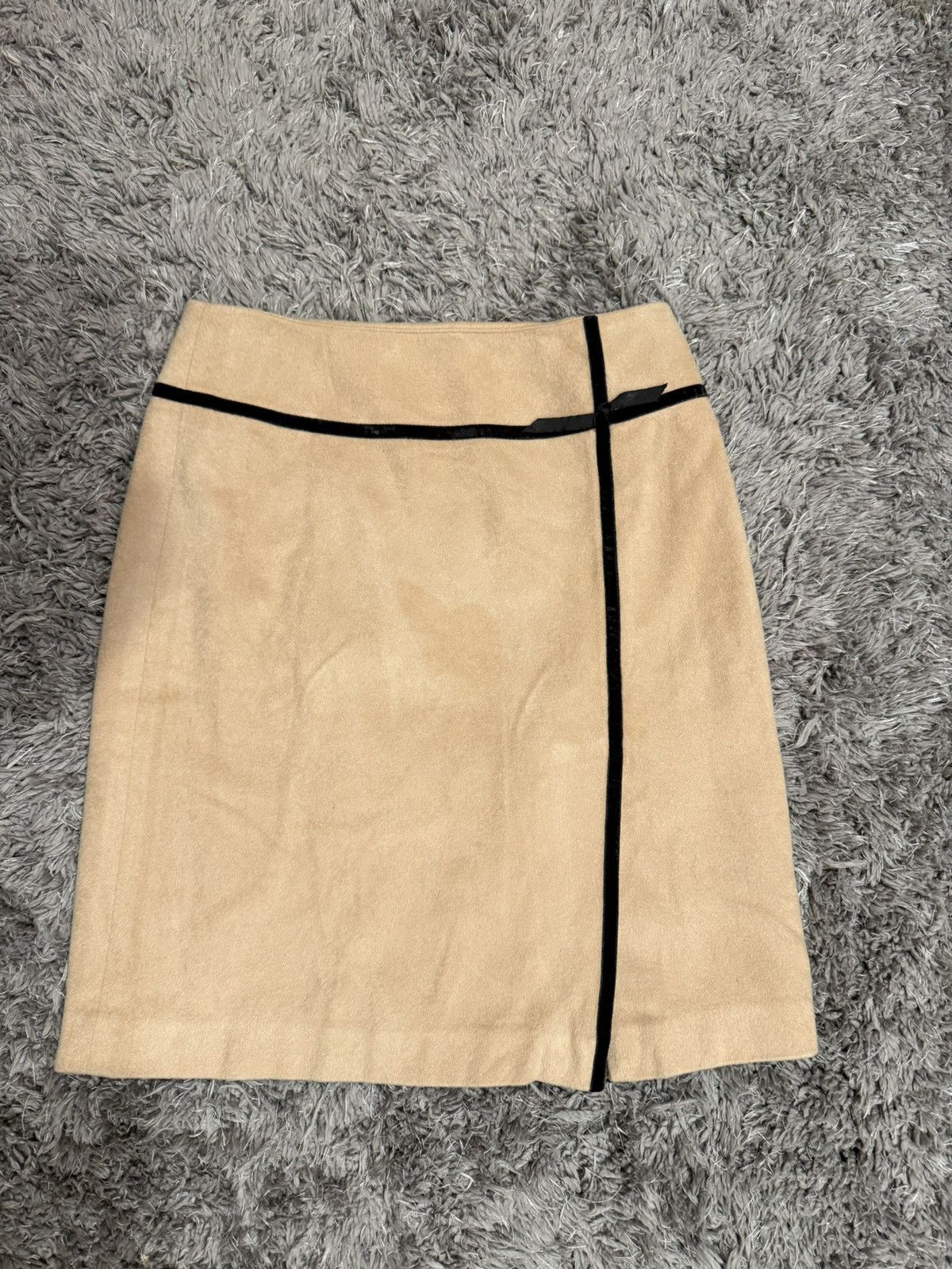 Ann Taylor × Loft Ann Taylor Loft Wool Midi Skirt Size 27" / US 4 / IT 40 - 1 Thumbnail