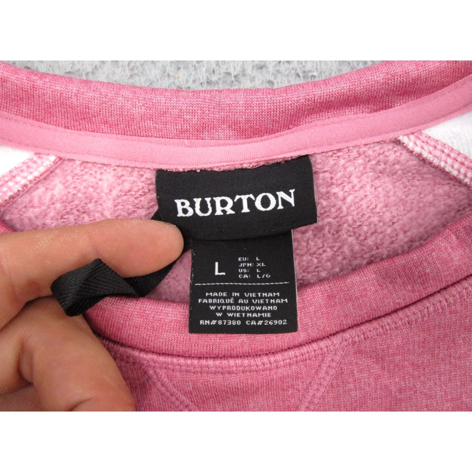 Burton Burton Sweatshirt Raglan Sleeve Pullover Crew Neck Women L Multicolor Thumbholes Ski Snowboard Outdoor Boho Hipster Moutains Oak Crew Size L / US 10 / IT 46 - 2 Thumbnail