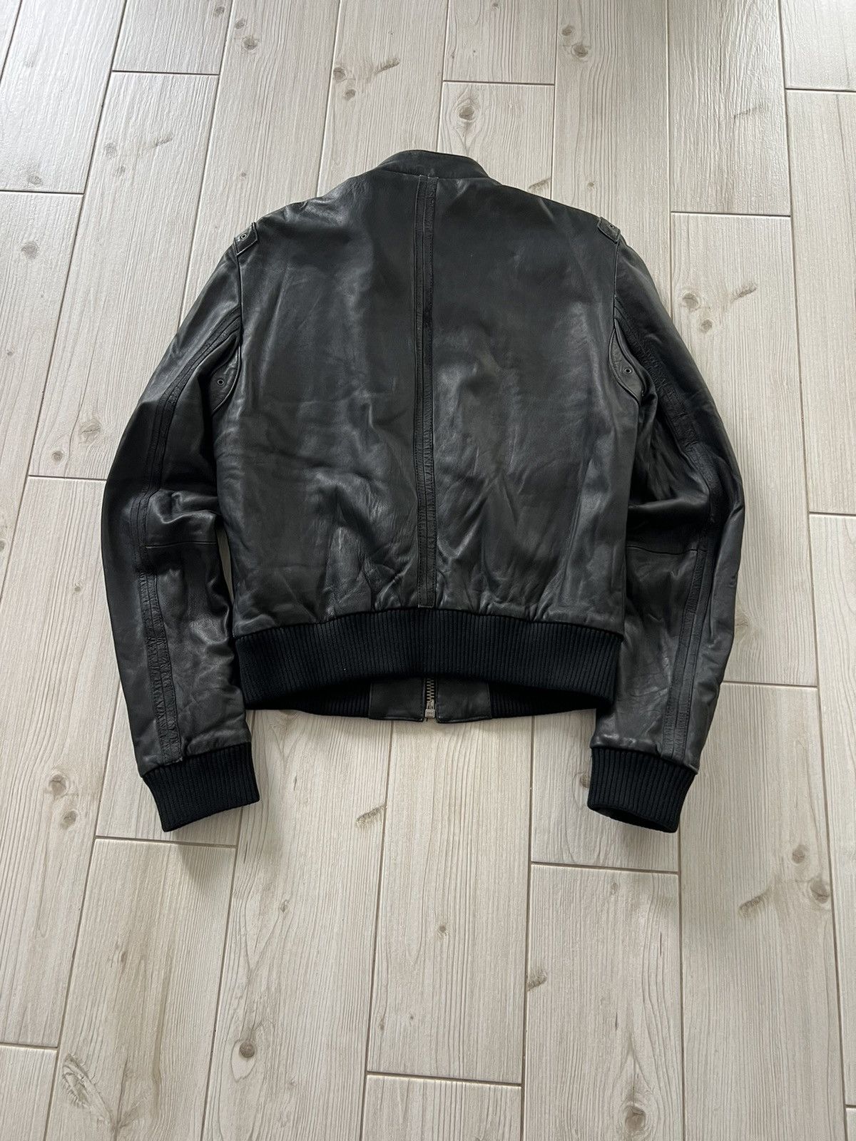 Allsaints All Saints Ramones Leather RARE Avant Garde Y2K Jacket large Size US L / EU 52-54 / 3 - 15 Thumbnail