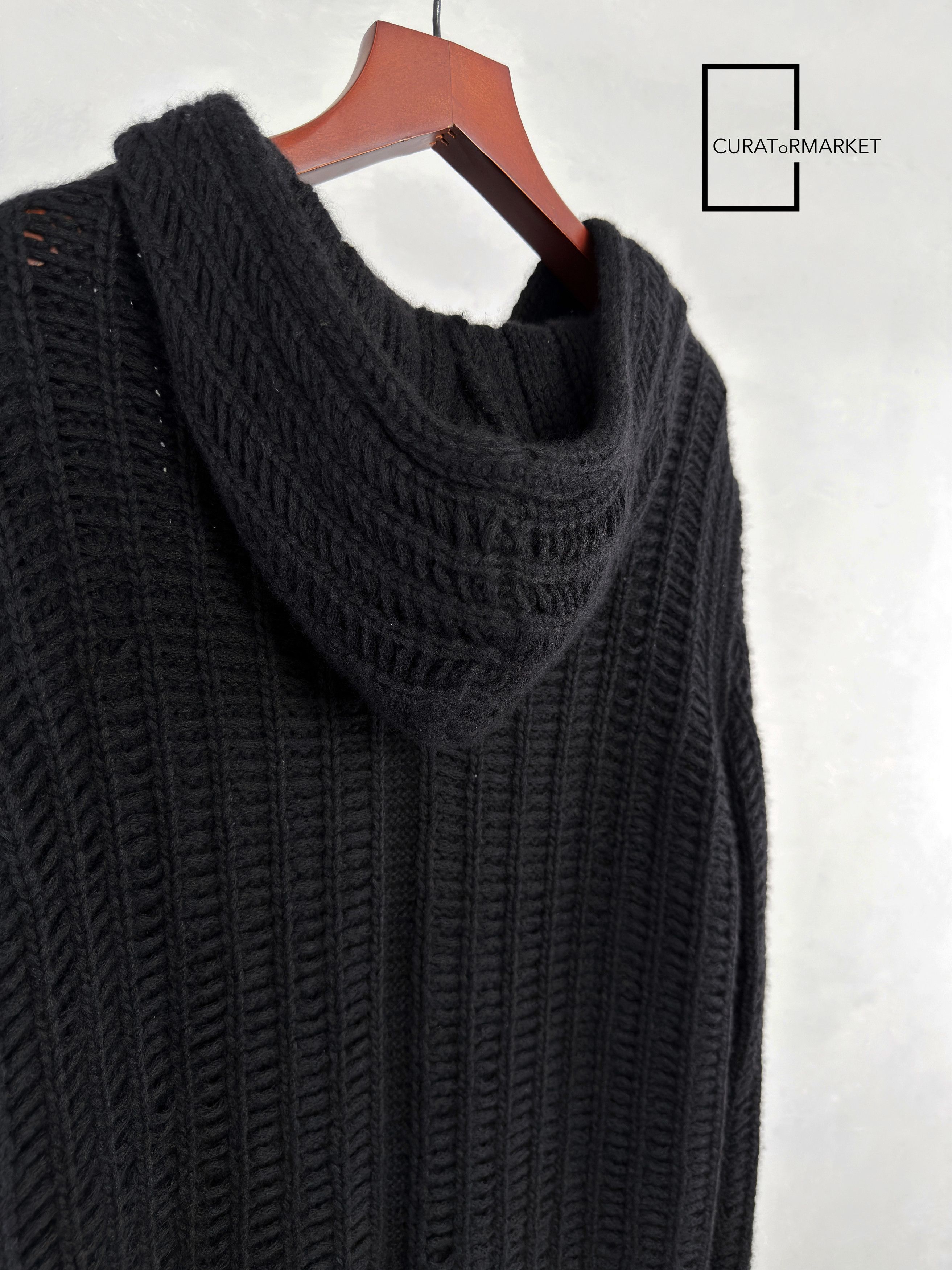 Rick Owens RARE GRAIL Cashmere Silk Zipped Hoodie Knit FW24 Porterville Size US M / EU 48-50 / 2 - 7 Thumbnail