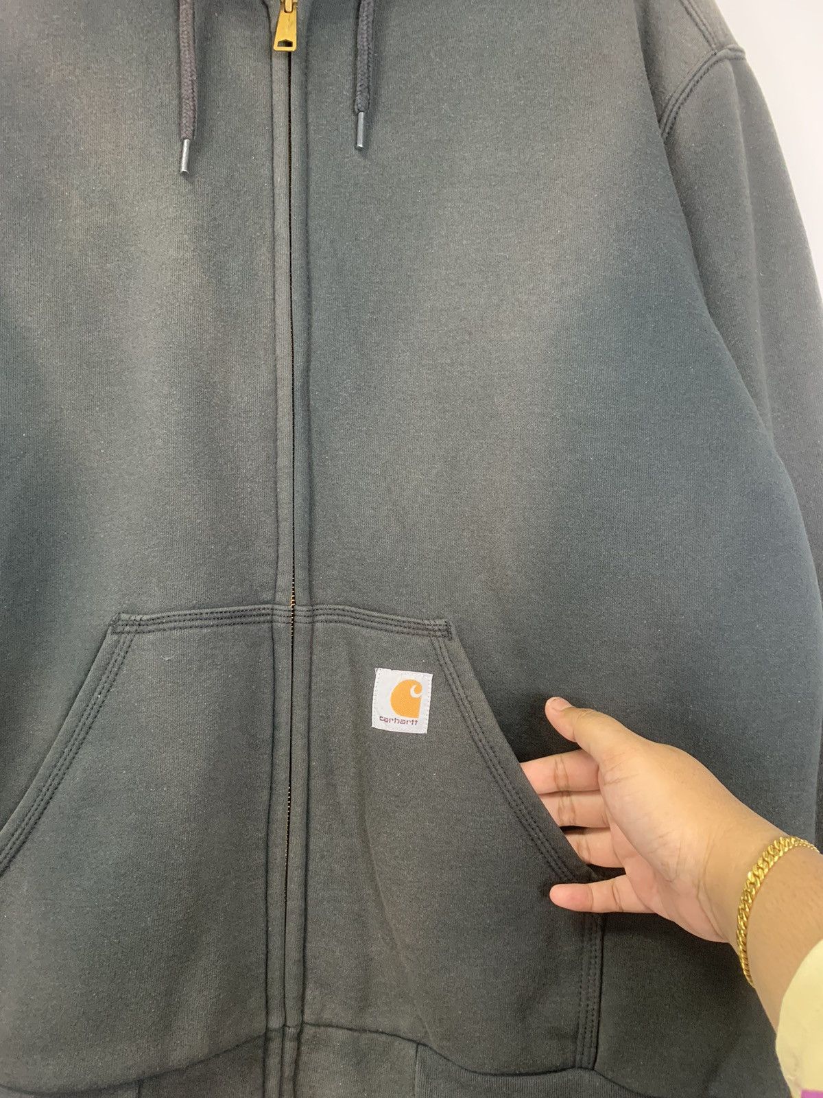 Carhartt × Vintage Vintage Carhartt Hoodies Size US L / EU 52-54 / 3 - 6 Thumbnail