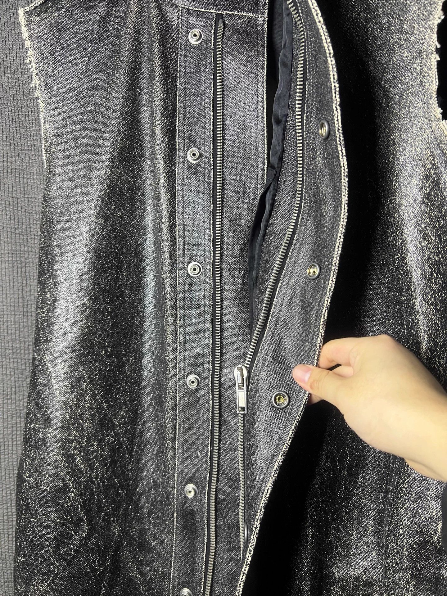 Rick Owens [Runway Release] Rick Owens 16SS Main Zippered Jacket Size US L / EU 52-54 / 3 - 4 Thumbnail