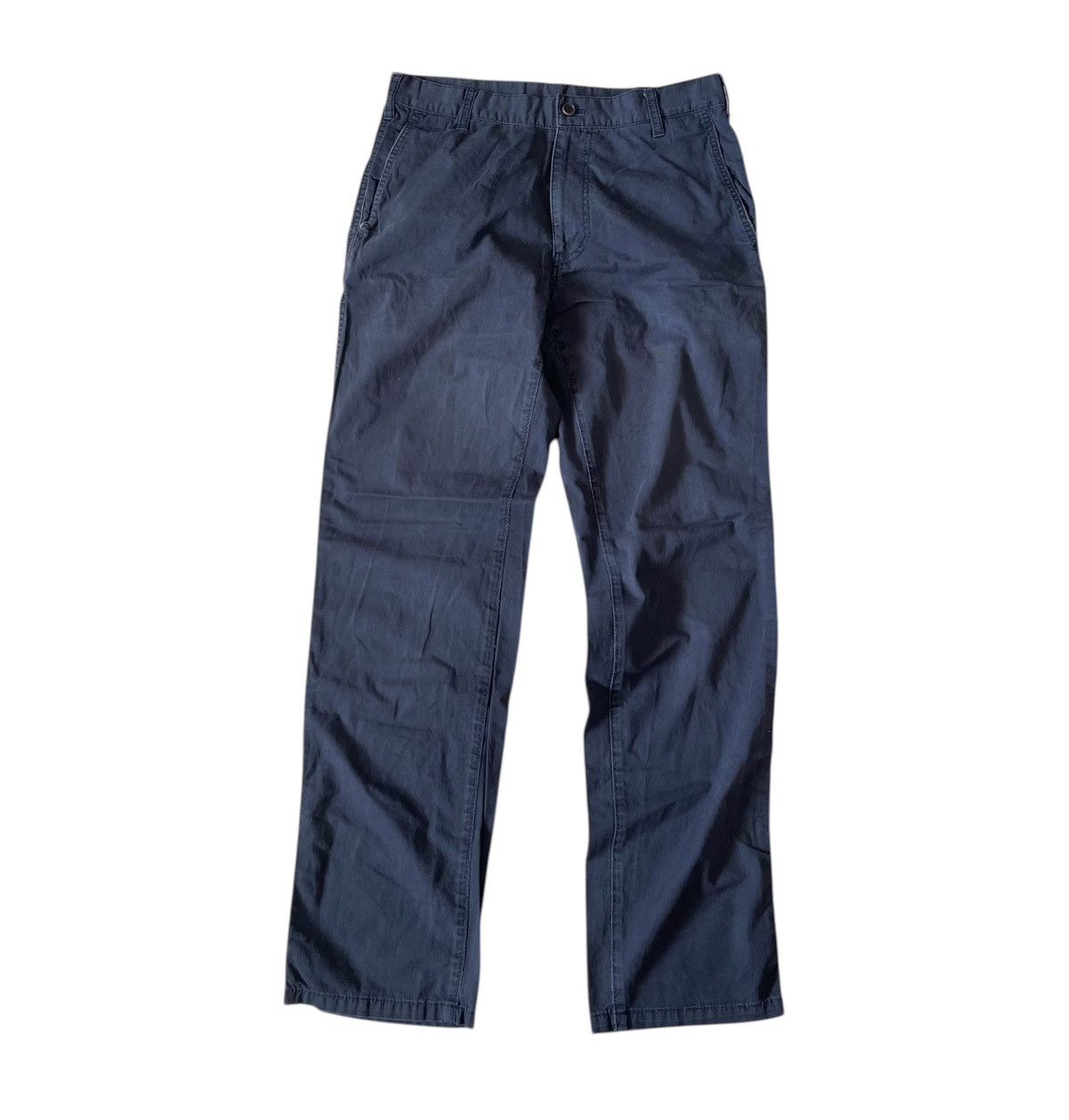 Comme des Garcons Cdg homme AD2005 washed faded dark navy trousers Size US 31 - 1 Thumbnail