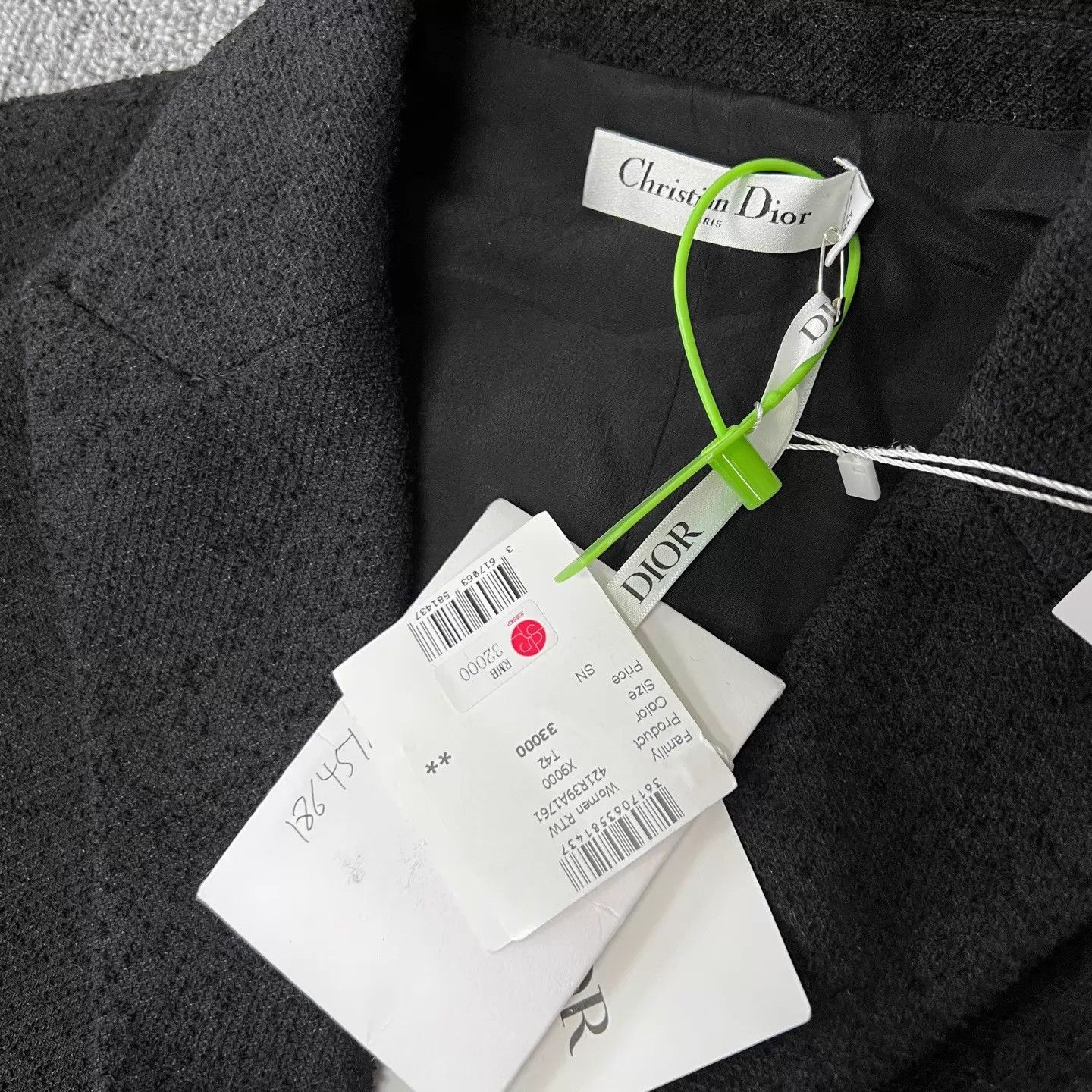 Dior Dior Black Wool Blend Silk Lined Vest Dress 42 New With Tags Size M / US 6-8 / IT 42-44 - 5 Thumbnail