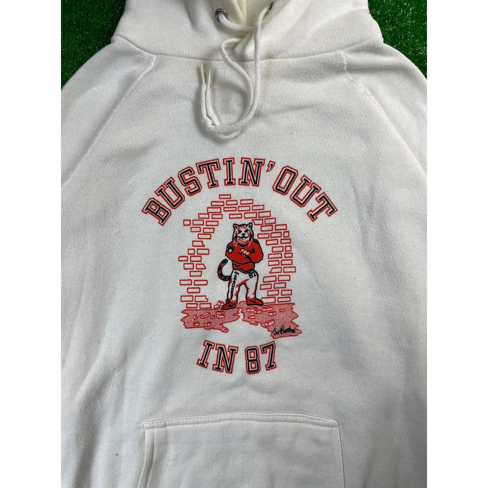 Vintage Vintage 80s Princeton University Hoodie Large Sweatshirt USA Size US L / EU 52-54 / 3 - 2 Thumbnail