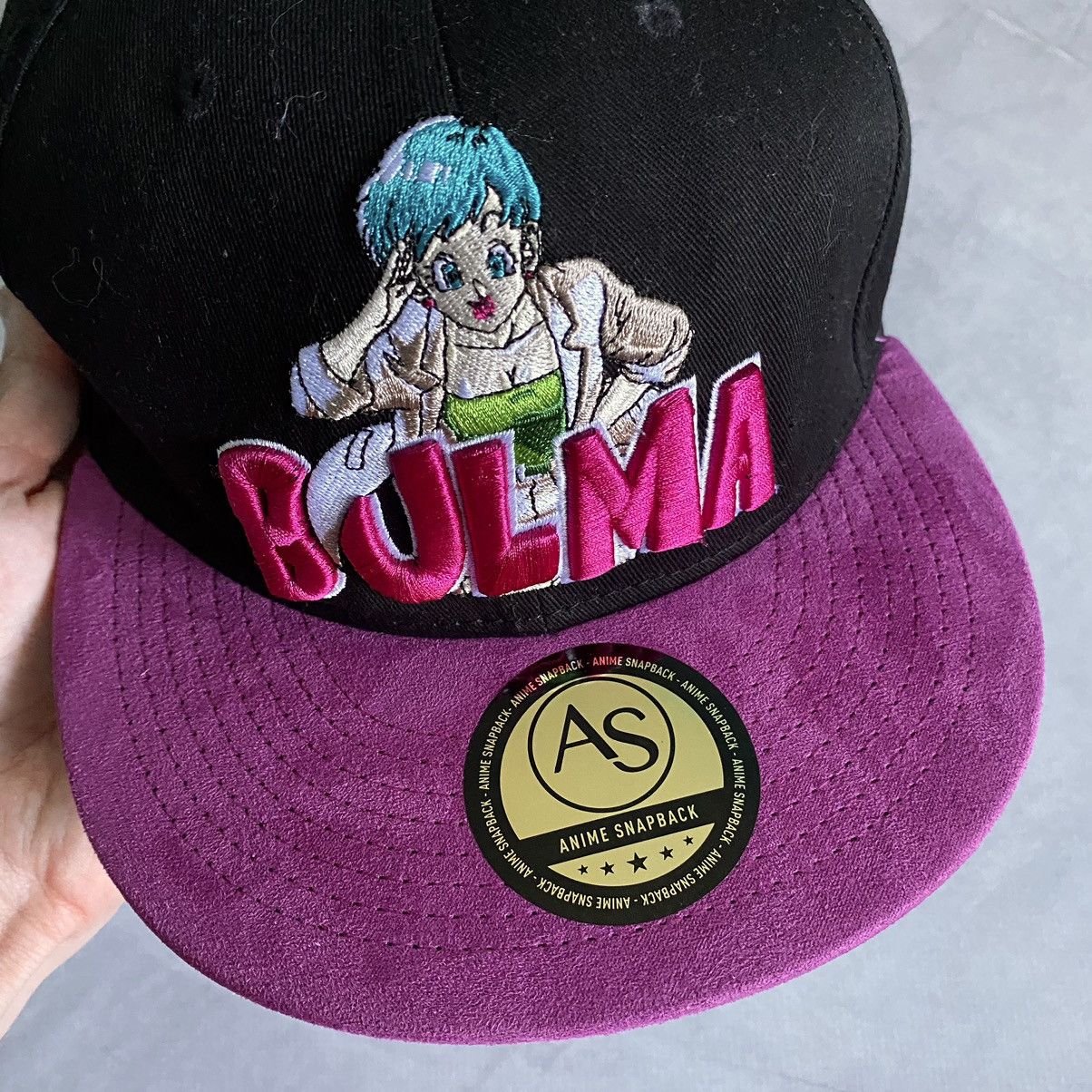 Anime Bulma Dragon Ball Z Embroidered Logo Anime Cap Hat Size ONE SIZE - 3 Thumbnail