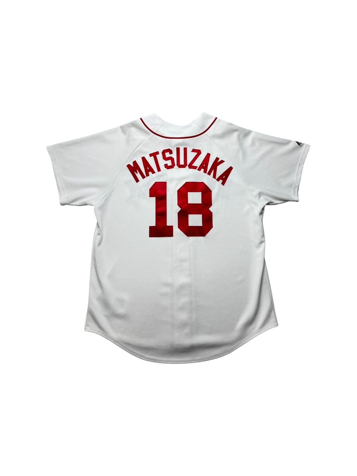 MLB 2000’s Daisuke Matsuzaka Boston Red Sox Baseball Jersey Size US XL / EU 56 / 4 - 7 Thumbnail