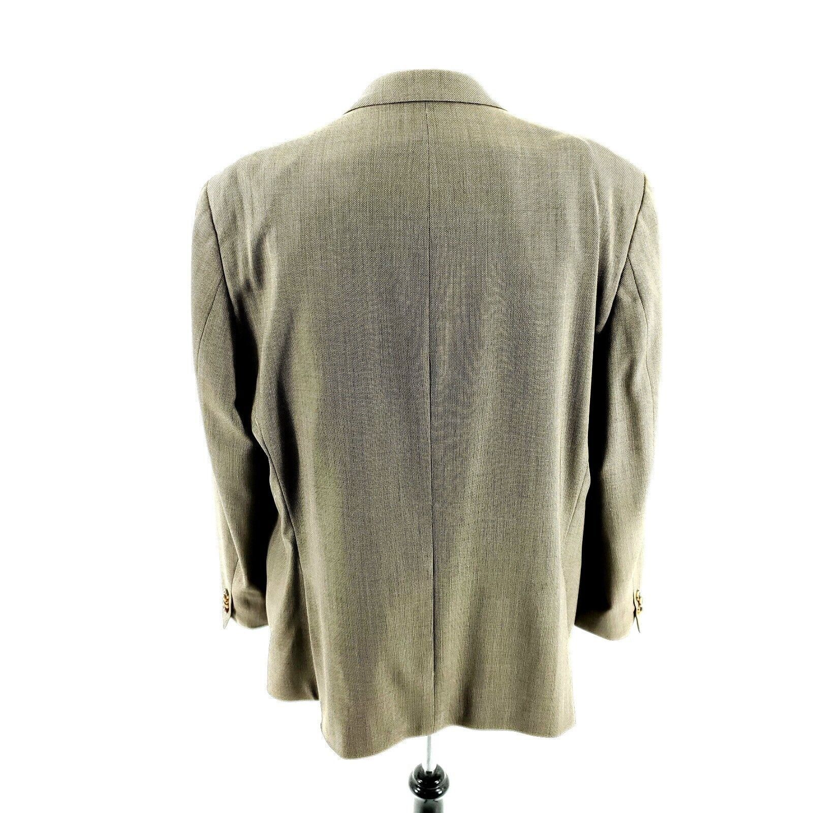 Michael Kors Michael Kors Wool 2 Button Blazer 44R Or Slim 46R Green Tan Size 44R - 5 Thumbnail