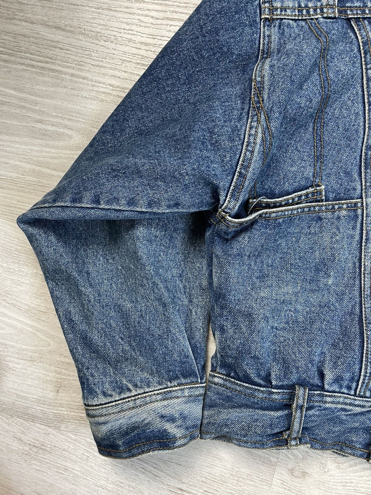 Japanese Brand × Vintage CRAZY vintage avant garde reconstructed denim jacket Size US L / EU 52-54 / 3 - 10 Thumbnail