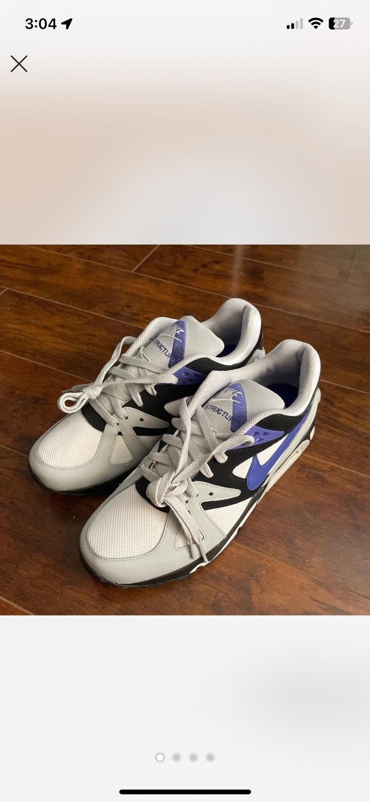 Nike Nike air max structure size 9 lapis purple Size US 9 / EU 42 - 7 Thumbnail