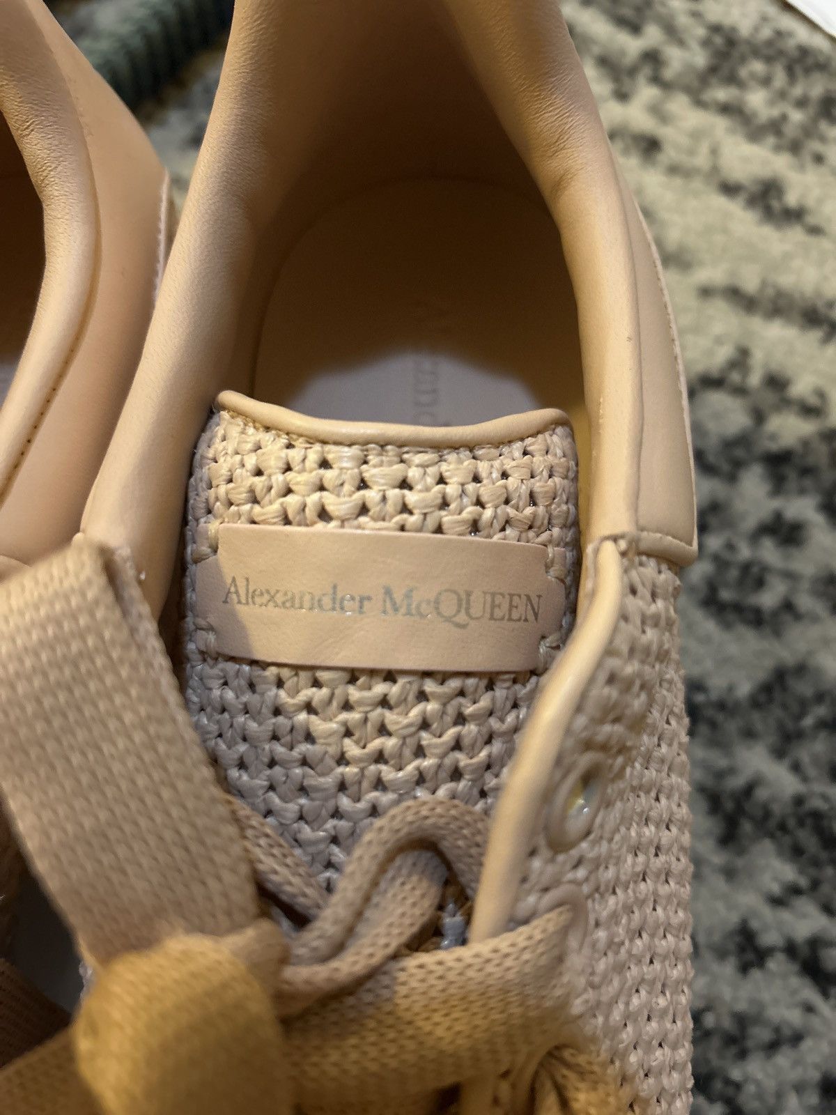 Alexander McQueen Alexander McQueen Larry raffia Oversized sneakers size 40 Size US 10 / IT 40 - 12 Thumbnail