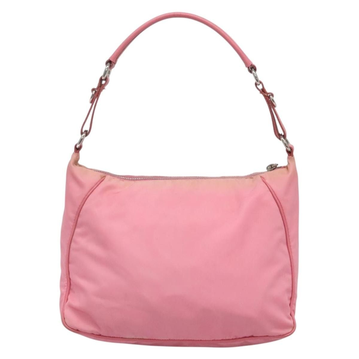 Prada PRADA Shoulder Bag Nylon Pink Silver Size ONE SIZE - 3 Thumbnail