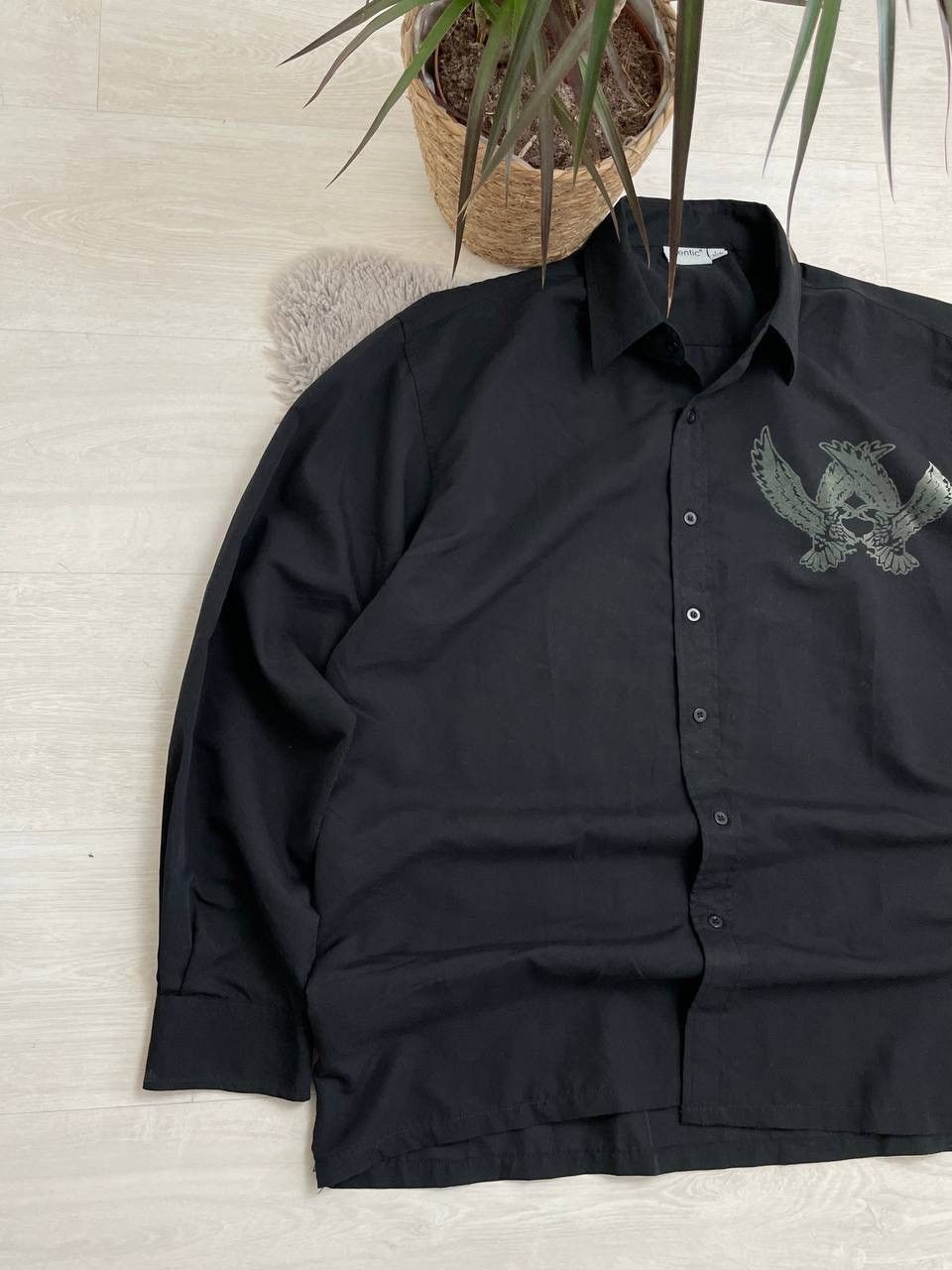 Japanese Brand × Vintage Vintage Shirt Rap Big CENTER Logo Oversized AvantGarde Size US XL / EU 56 / 4 - 5 Thumbnail