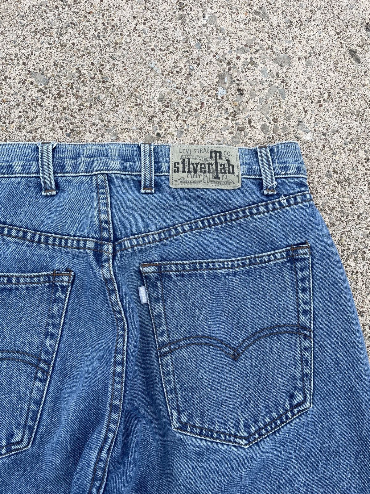 Levi's 90s Levis Silver Tab Pleated Denim Size US 32 / EU 48 - 4 Thumbnail
