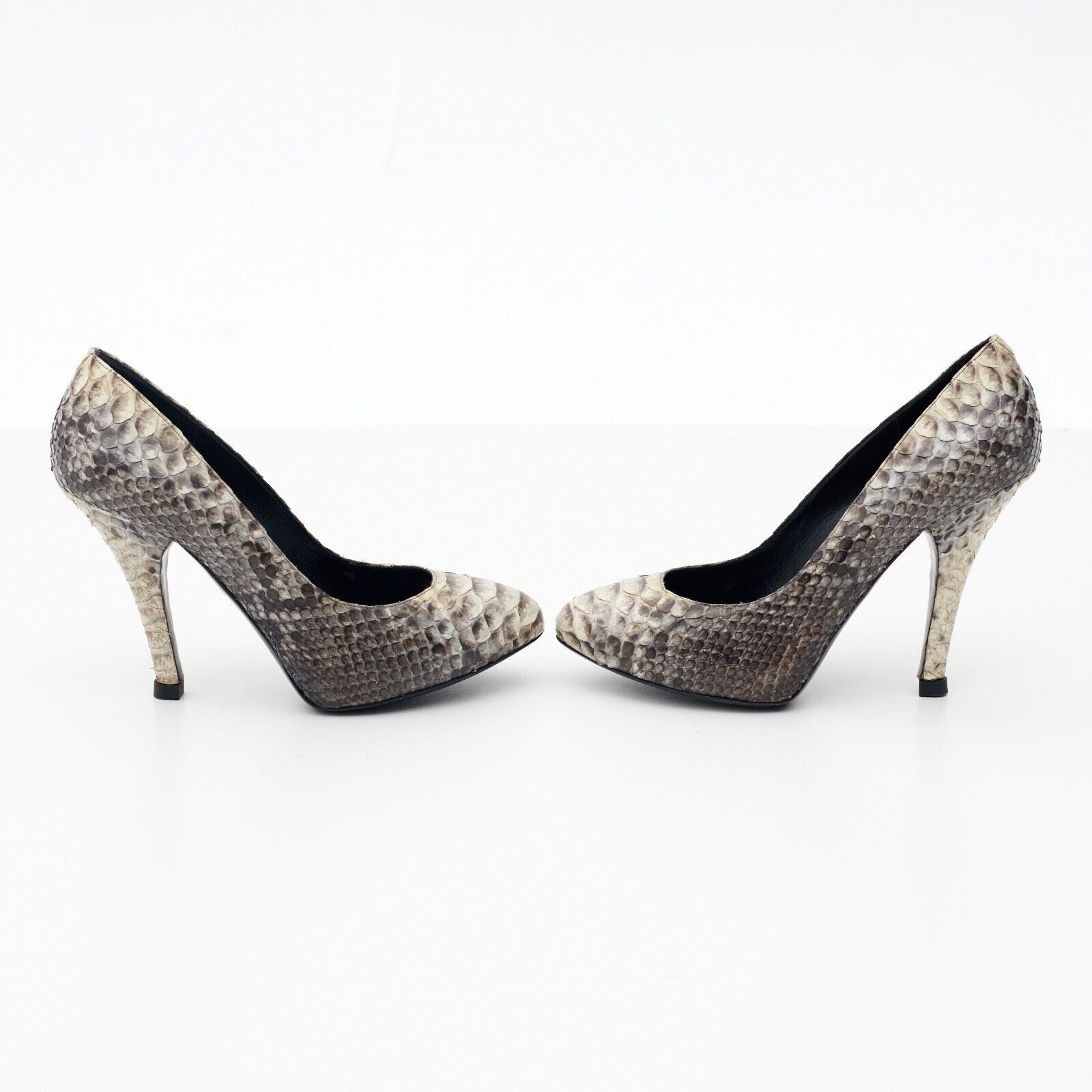 Dolce & Gabbana Dolce&Gabbana Python Leather Heels Size US 9 / IT 39 - 3 Thumbnail