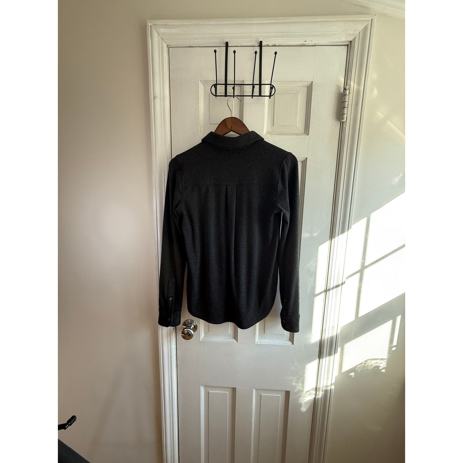 Faherty Faherty Men's Legen Sweater Shirt Heathered Black Twill XS Size US XS / EU 42 / 0 - 5 Thumbnail