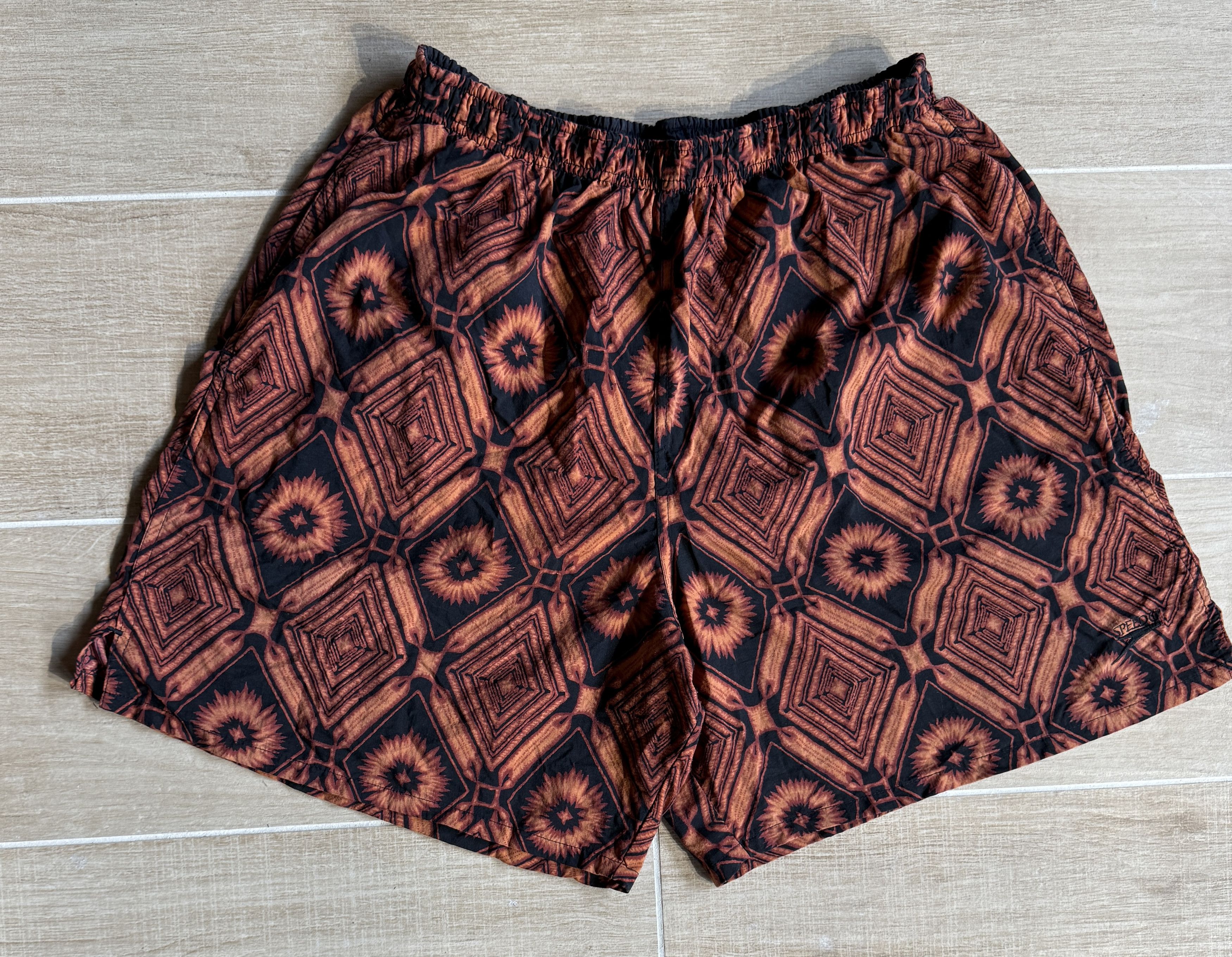 Speedo Speedo Men's Tribal Swim Trunks Orange/Black Size US 34 / EU 50 - 1 Thumbnail