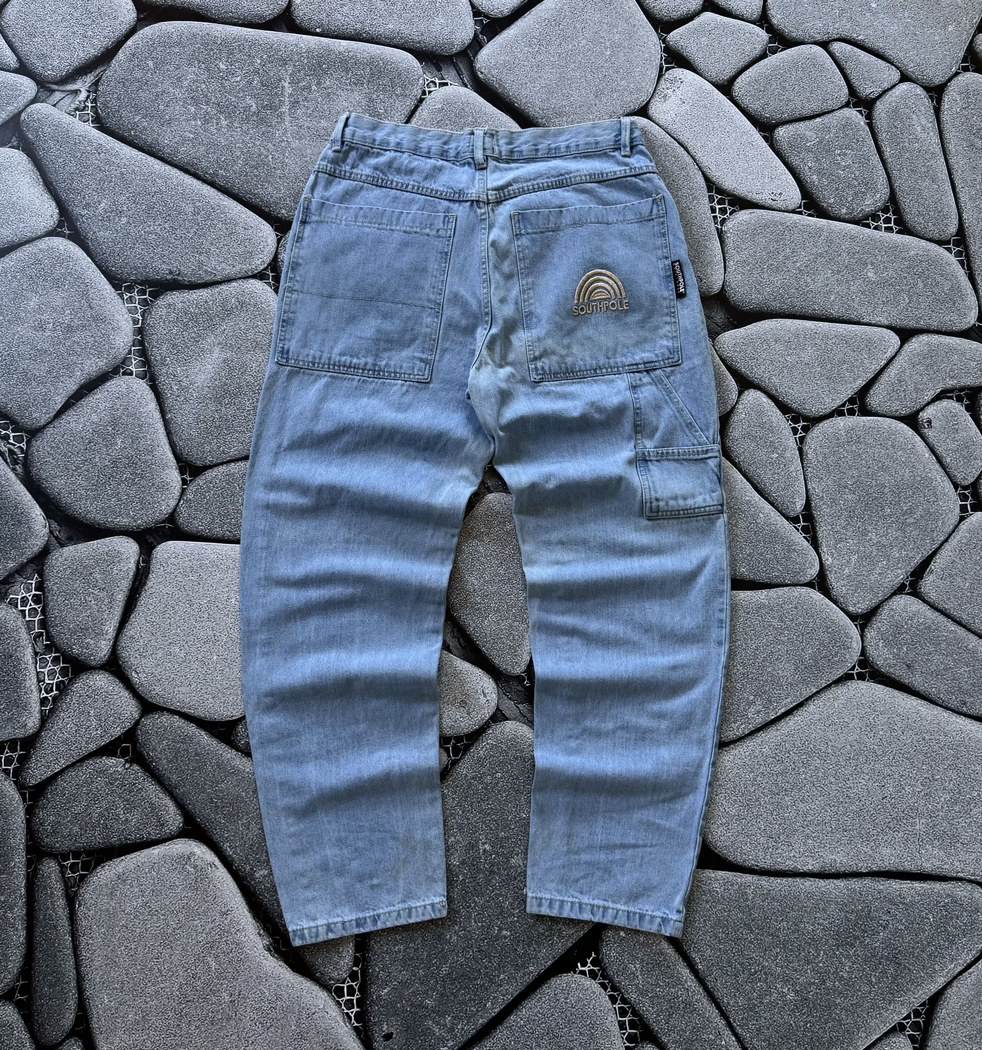 VINTAGE SOUTHPOLE WORK CARGO JEANS BAGGY JNCO STYLE
