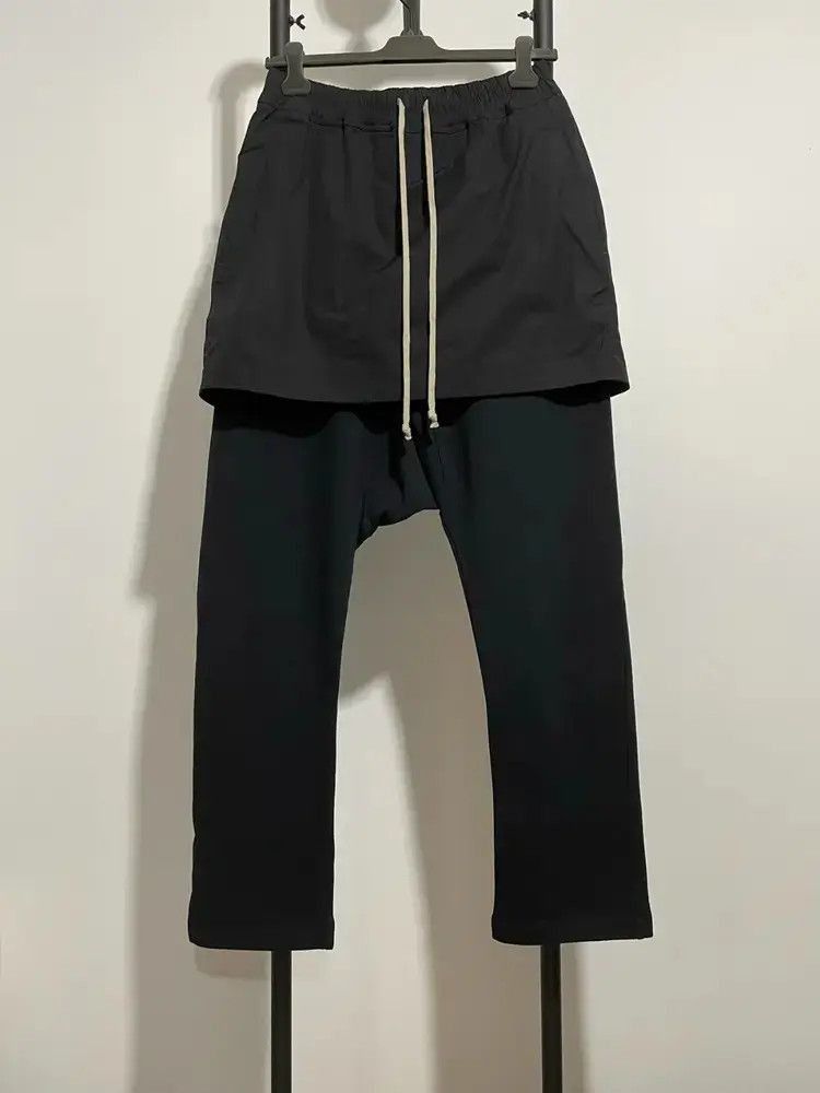 Sz M Rick Owens Drkshdw Multi-layers Sweatpants-2505