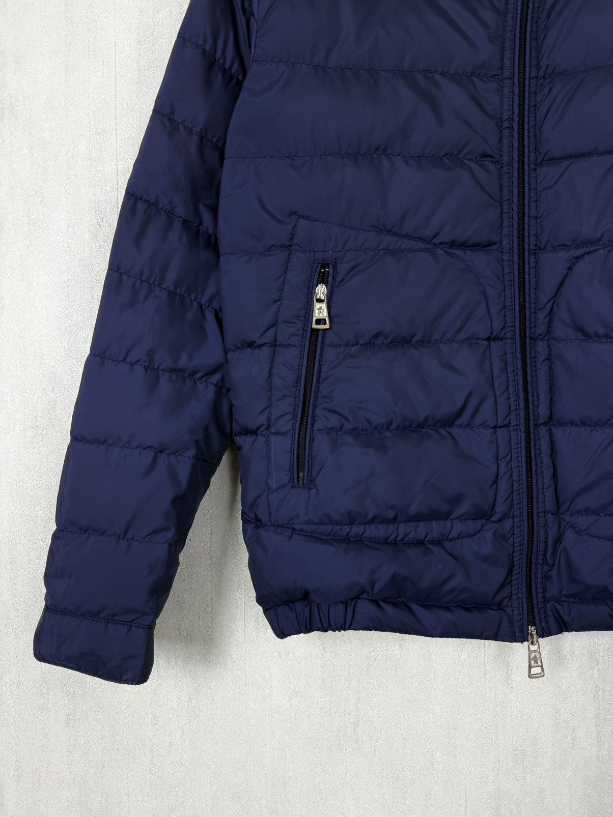 Moncler Moncler Kids Blue Down Puffer Jacket Size 11/146 Size XXS / US 00 / IT 34 - 4 Thumbnail